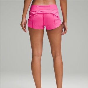 Lululemon Speed Up Low Rise Shorts — 2.5in